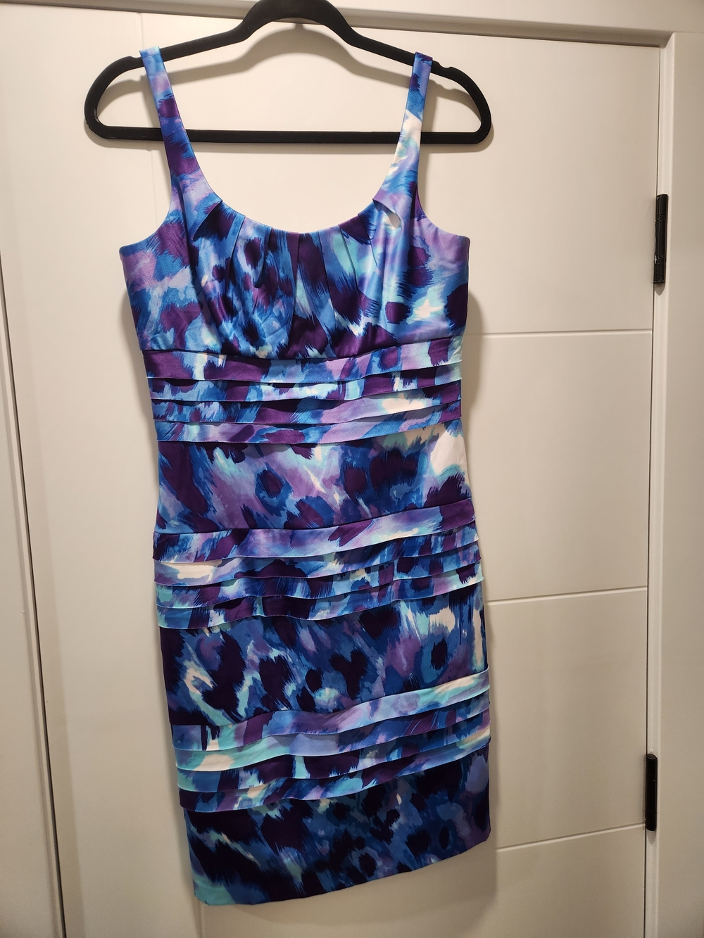 Bellissima Sleeveless Dress Purple And Blue NWT